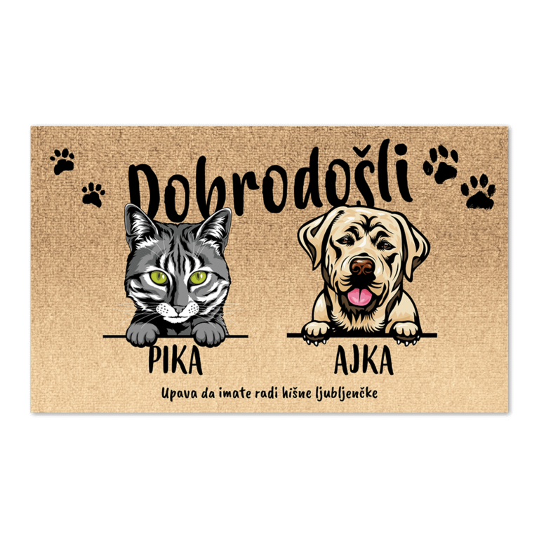 Tvoja domača žival na predpražniku