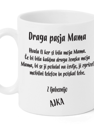 Personalizirana skodelica - Draga pasja mama