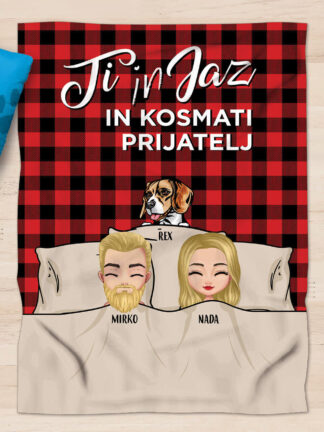 Personalizirana odeja - Ti in jaz