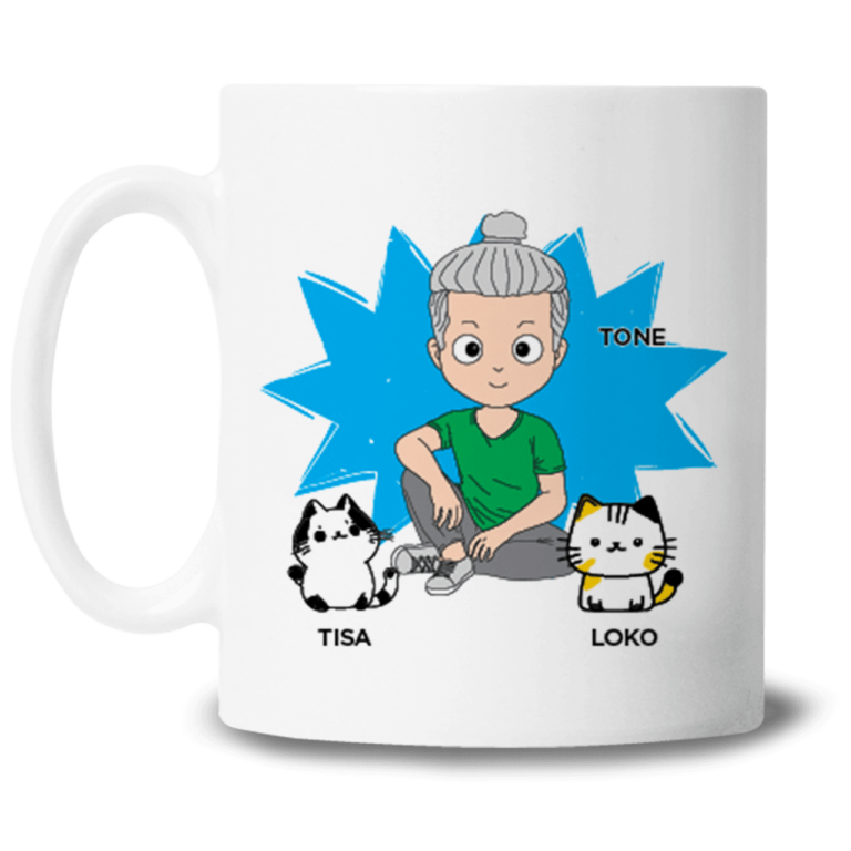 Personalizirana skodelica - Mačji oče