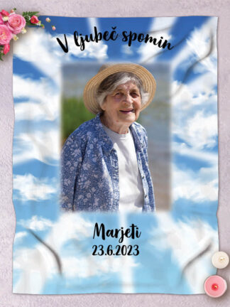 Personalizirana odeja - V ljubeč spomin