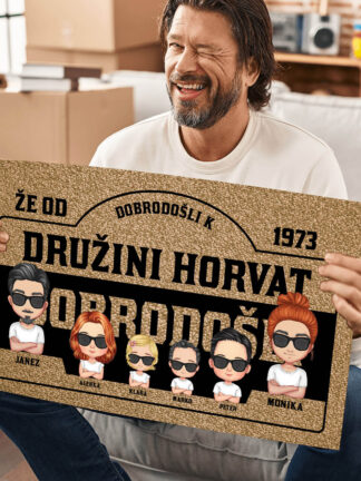 Personaliziran predpražnik - Družina