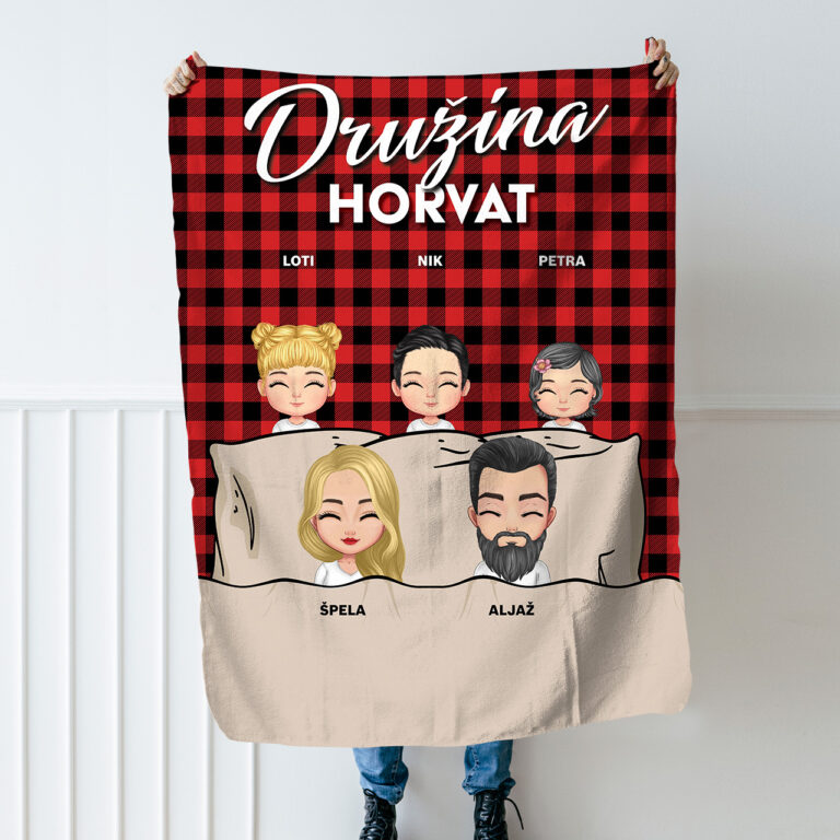 Personalizirana odeja - Družina