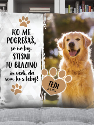 Personalizirana blazina - Ko me pogrešaš se ne boj