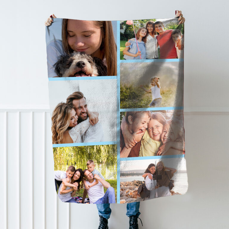 Personalizirana foto kolaž odeja