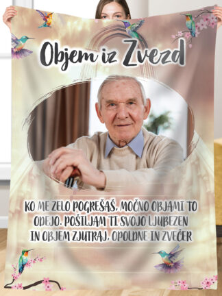 Personalizirana foto odeja - Nebeški objem