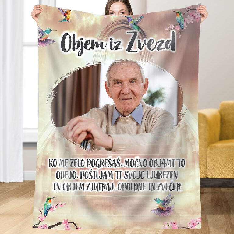 Personalizirana foto odeja - Nebeški objem