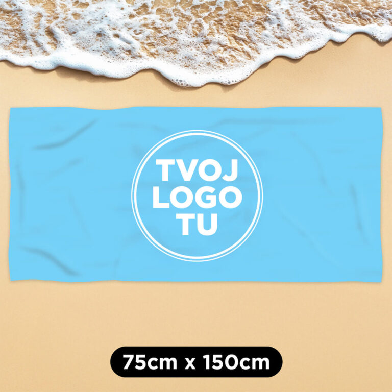 Personalizirana brisača za na plažo s tvojim logotipom