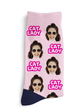 Personalizirane nogavice - Cat lady