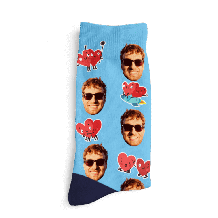 Personalizirane nogavice - Srčki