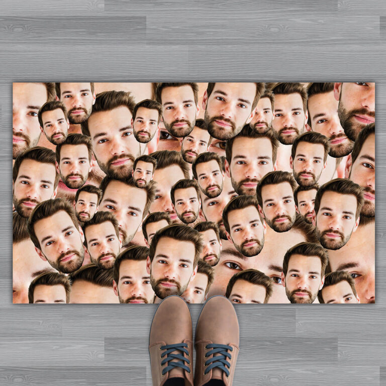 Personaliziran predpražnik - Razmetane face
