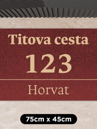 Personaliziran predpražnik - Tvoj naslov