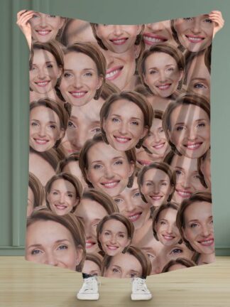Personalizirana odeja - Razmetane face
