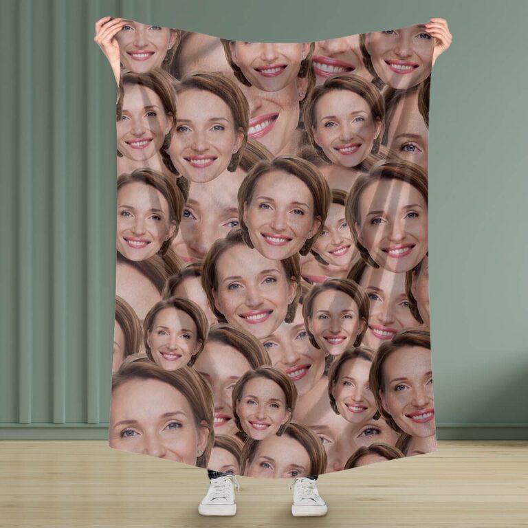Personalizirana odeja - Razmetane face