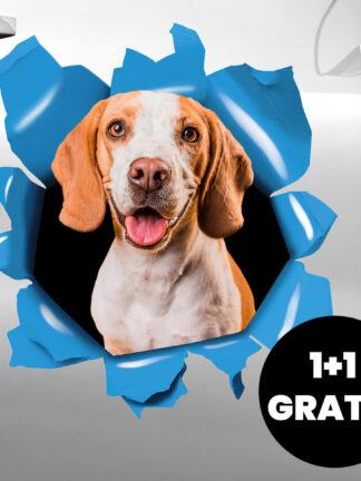 Personalizirana nalepka za avto 1+1 GRATIS