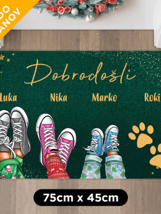 Personaliziran predpražnik - Superge - Praznično