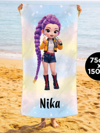 Personalizirana brisača za na plažo - Mala zvezda